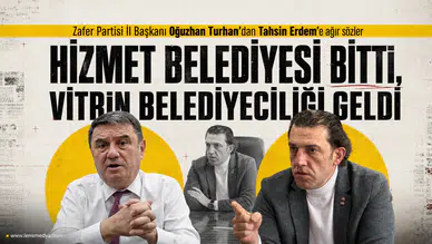 Hizmet belediyesi bitti, vitrin belediyeciliği başladı