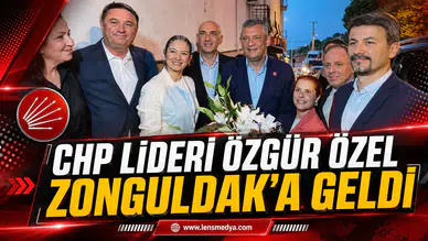 CHP LİDERİ ÖZGÜR ÖZEL ZONGULDAK’A GELDİ