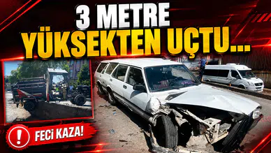 3 METRE YÜKSEKTEN UÇTU