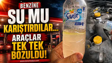 Akaryakıt istasyonunda skandal iddia... Benzine su mu karıştırıyorlar?