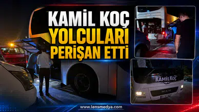 Kamil Koç yolcuları peişan etti!