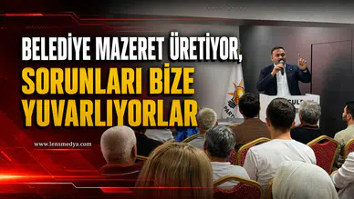 Belediye mazeret üretiyo sorunları bize yuvarlıyorlar!