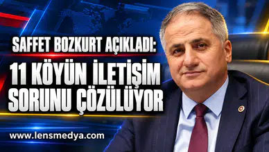 SAFFET BOZKURT AÇIKLADI: 11 KÖYÜN İLETİŞİM SORUNU ÇÖZÜLÜYORK Parti Zonguldak Milletvekili Saffet Bozkurt, Uludağ