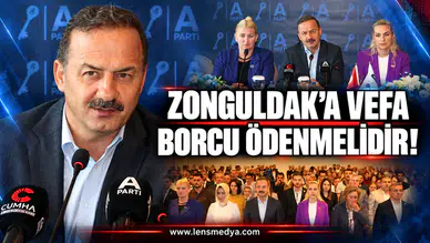 "Zonguldak'a vefa borcu ödenmelidir!"