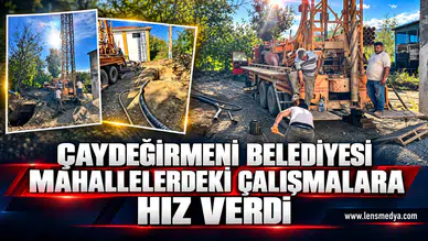 Çaydeğirmeni Belediyesi mahallelerdeki çalışmalara hız verdi