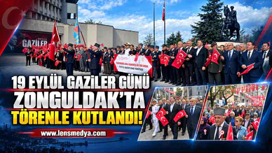 19 Eylül Gaziler Günü törenle kutlandı!