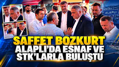 SAFFET BOZKURT ALAPLI’DA VATANDAŞI DİNLEDİ