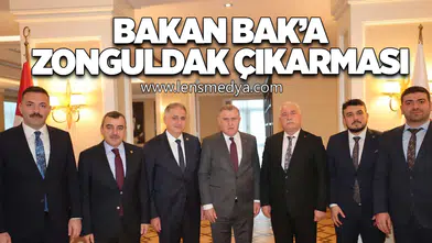 Bakan Bak’a Zonguldak Çıkarması