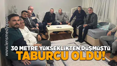 30 Metre yükseklikten düşen muhtar taburcu oldu!