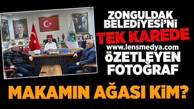 Zonguldak Belediyesi'ni tek karede özetleyen fotoğraf!
