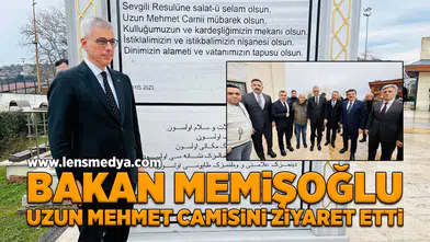 Bakan Memişoğlu Uzun Mehmet Camisi'ni ziyaret etti!