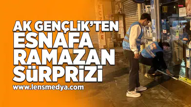 Ak Gençlikten esnafa Ramazan sürprizi!