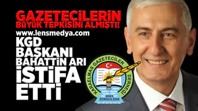 Gazetecilerin büyük tepkisini çeken Bahattin arı istifa etti!