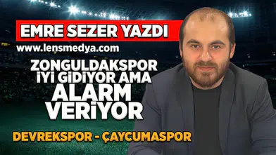 Zonguldakspor iyi gidiyor ama alarm veriyor! Devrekspor - Çaycumaspor