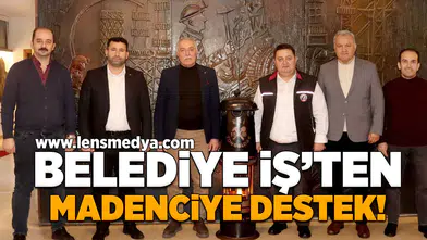 Belediye İş'ten madenciye destek!