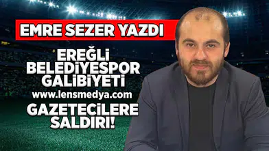 Ereğli Belediyespor galibiyeti / Gazetecilere saldırı