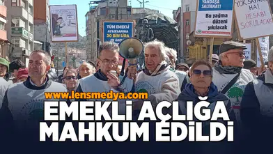 Emekli açlığa mahkum edildi!