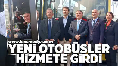 Yeni otobüsler hizmete girdi!