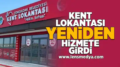 Kent lokantası yeniden hizmete girdi