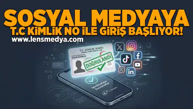 Sosyal medyaya T.C Kimlik no ile giriş başlıyor!