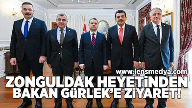 Zonguldak heyetinden Bakan Gürlek'e ziyaret!