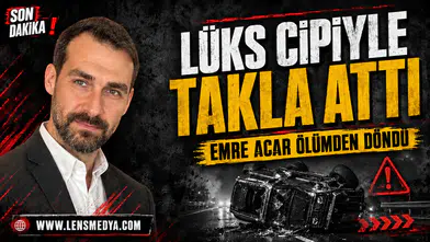 LÜKS CİPİYLE TAKLA ATTI... İŞ İNSANI EMRE ACAR KAZA GEÇİRDİ
