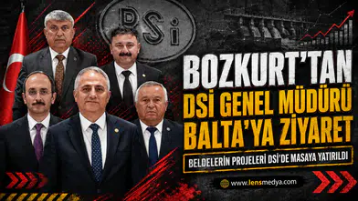 BOZKURT’TAN DSİ GENEL MÜDÜRÜ BALTA’YA ZİYARET