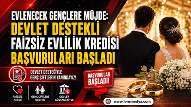 Evlenecek gençlere müjde: Devlet destekli faizsiz evlilik kredisi başvuruları başladı