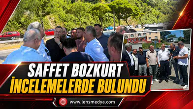 SAFFET BOZKURT YOL PROJELERİNİ YERİNDE İNCELEDİ