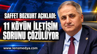 SAFFET BOZKURT AÇIKLADI: 11 KÖYÜN İLETİŞİM SORUNU ÇÖZÜLÜYORK Parti Zonguldak Milletvekili Saffet Bozkurt, Uludağ
