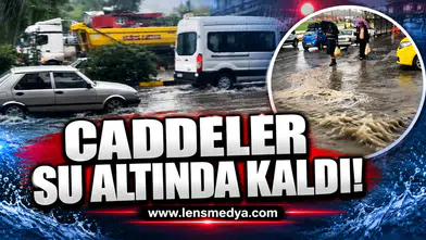 Zonguldak'ta caddeler su altında kaldı!