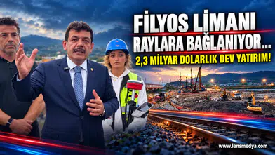 2,3 MİLYAR TL’LİK FİLYOS LİMANI DEMİRYOLU BAĞLANTI HATTINDA ÇALIŞMALAR HIZLA SÜRÜYOR