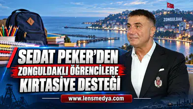 SEDAT PEKER’DEN ZONGULDAKLI ÖĞRENCİLERE KIRTASİYE DESTEĞİ