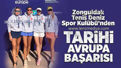 Zonguldak Tenis Deniz Spor Kulübü’nden Tarihi Avrupa Başarısı