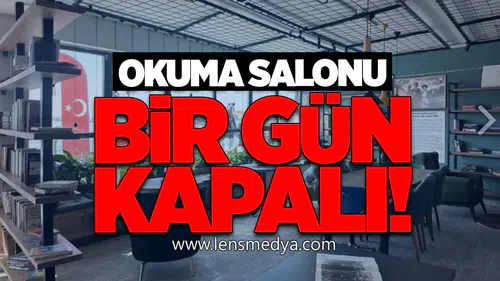 İmza günü nedeniyle salon kapatılıyor