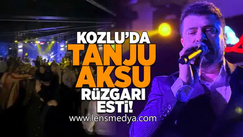 Kozlu Lemariz Restaurant'ta Tanju Aksu rüzgarı esti!