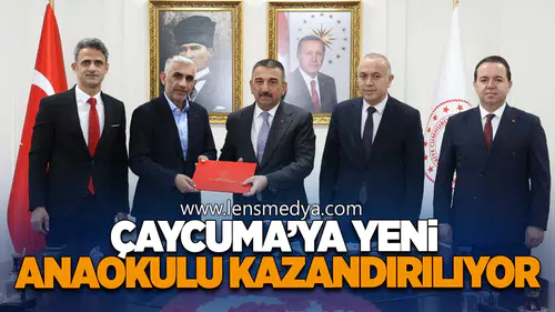 Çaycuma’ya Yeni Anaokulu Kazandırılıyor