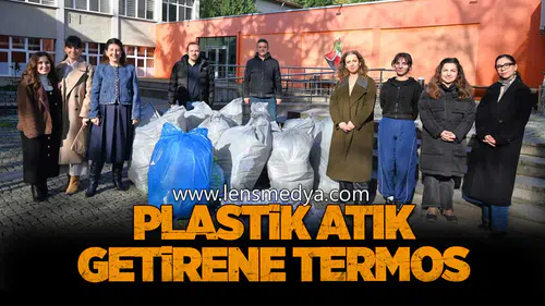 PLASTİK ATIK GETİRENE TERMOS