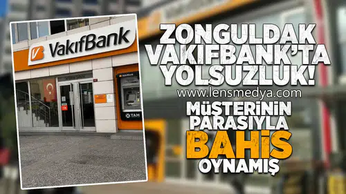 Müşterinin parasıyla bahis oynamış'