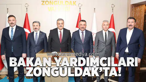 Bakan yardımcıları Aydın ve Özçelik Zonguldak'ta!