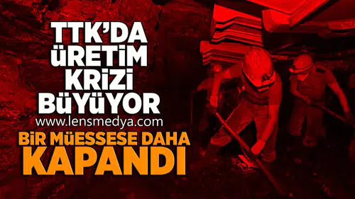 Bir müessesede daha üretim durdu!