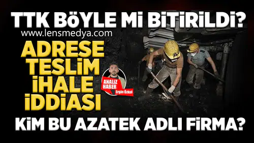 Adrese teslim ihale TTK'nın sonunu mu getirdi?