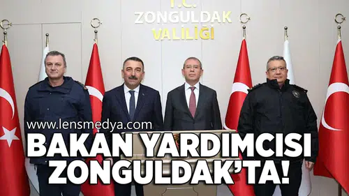 Bakan yardımcısı Zonguldak'ta!