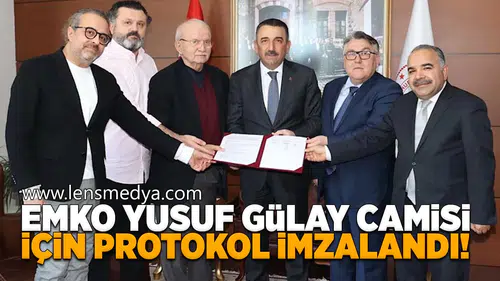 EMKO Yusuf Gülay Camisi için protokol imzalandı!