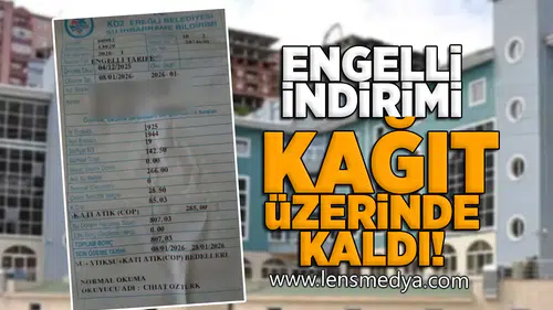 Engelli indirimi kağıt üzerinde kaldı!