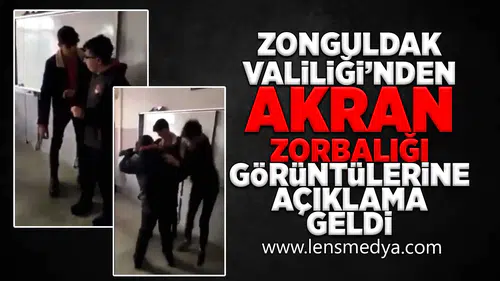 Zonguldak Valiliği'nden sosyal medyadaki akran zorbalığı görüntülerine açıklama geldi