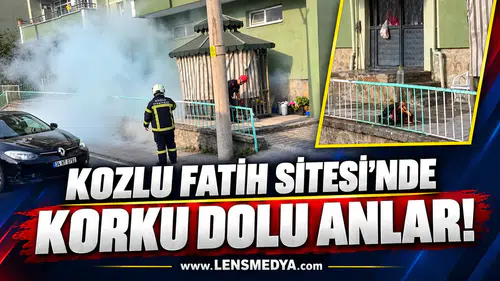 Kozlu Fatih Sitesi'nde korku dolu anlar!