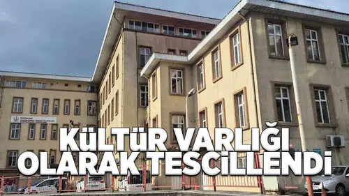 Kültür varlığı olarak tescillendi!