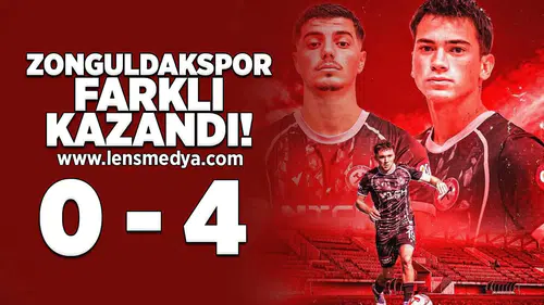 Zonguldakspor farklı kazandı!