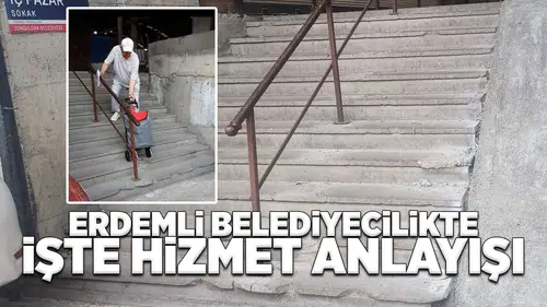 Erdemli Belediyecilikte işte hizmet anlayışı!
